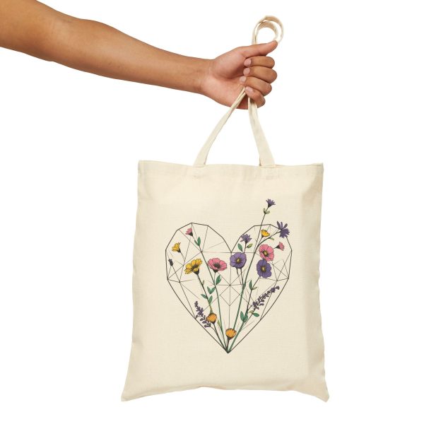 Spring Flowerheart - Cotton Bag - Image 3