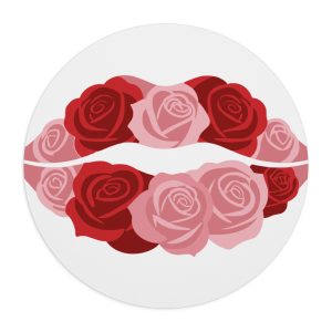 Rosy Lips Mouse Pad