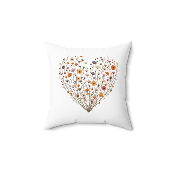 Summer Flowerheart Pillow - Image 2