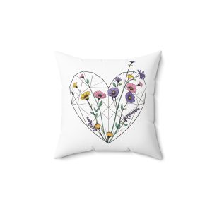 Spring Flowerheart Pillow