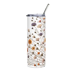 Summer Flower Heart - 20oz Insulated Tumbler