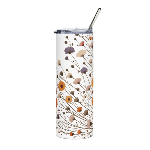 Summer Flower Heart - 20oz Insulated Tumbler
