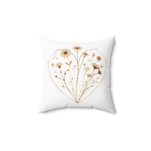 Autumn HeartFlower Pillow - Image 2