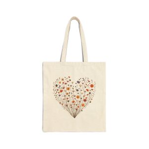 Summer FlowerHeart- Cotton Bag