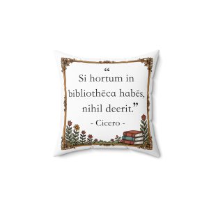 All you need is a Garden and a Library Pillow