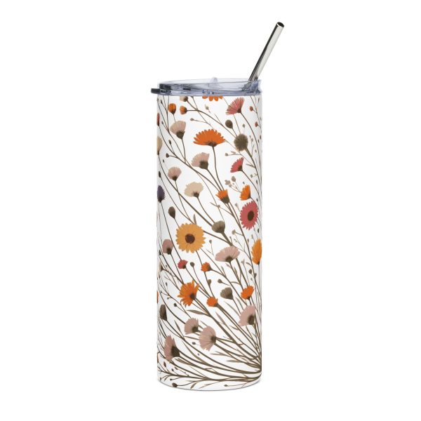 Summer Flower Heart - 20oz Insulated Tumbler - Image 4