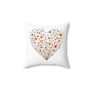 Summer Flowerheart Pillow