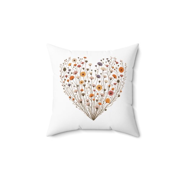 Summer Flowerheart Pillow